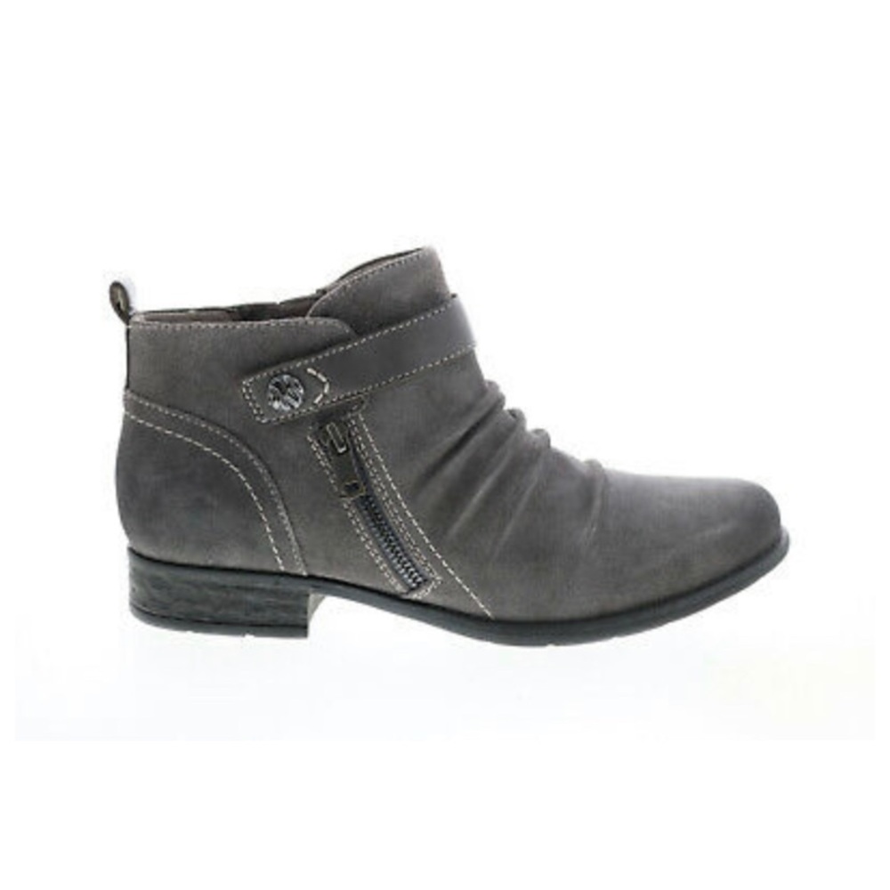 Earth Origins Avani 2 Buckeye Gray Leather Boots sz 10